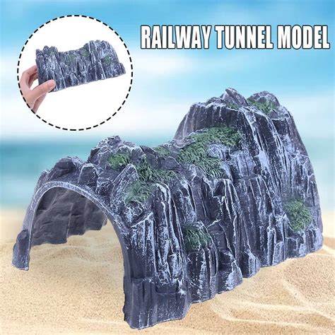 Buy Idh Plastic 1 87 Scale Model Toy Train Railway Cave Tunnels Sand