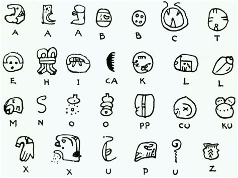 Pin By Claresa Waight On Art History Final Mayan Writing Mayan Glyphs