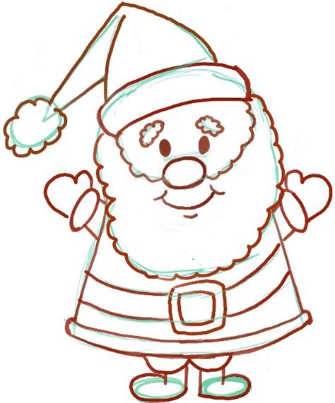 Coloring with vigor stories & rhymes exploration english maths puzzles. Easy Instructions for How to Draw Santa Clause for Kids ...