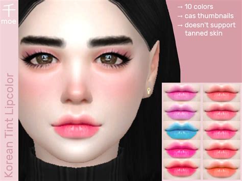 Lip Tint V1 By Senmoe At Tsr Sims 4 Updates