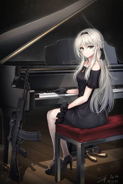 An 94 With Her Piano Girlsfrontline Some Amazing Anime In 2019