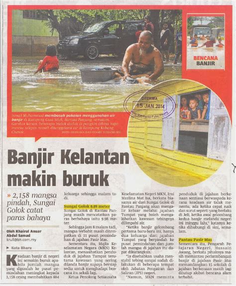 Banjir Kelantan Makin Buruk 15 JAN 2014