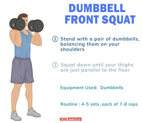 Dumbbell Front Squat Benefits How To Do