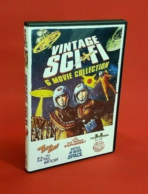 Vintage Sci Fi 6 Movie Collection Dvd 2015 2 Disc Set Sci Fi