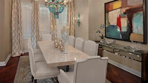 It features a medium brown finish. 15 Stunning Granite Top Dining Room Tables | Home Design Lover