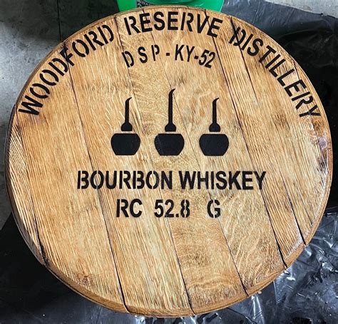 Authentic Bourbon Barrel Heads Etsy
