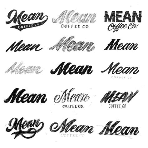 And the newest version, designed in 2020, where the contoured instagram logo is executed in black and placed on a white background. First round logo sketches. | Logo sketches, Goodtype ...