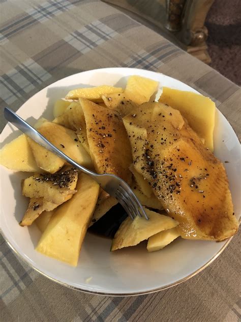 Mango With Soy Sauce Vinegar And Blk Pepper Cooking Stuffed Peppers