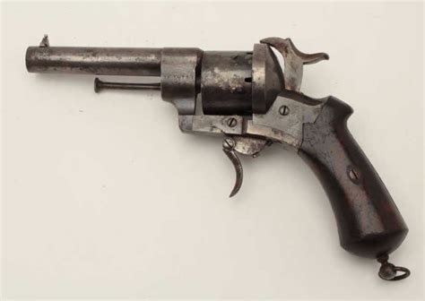 Lefaucheux Double Action Pinfire Revolver In 9mm With A