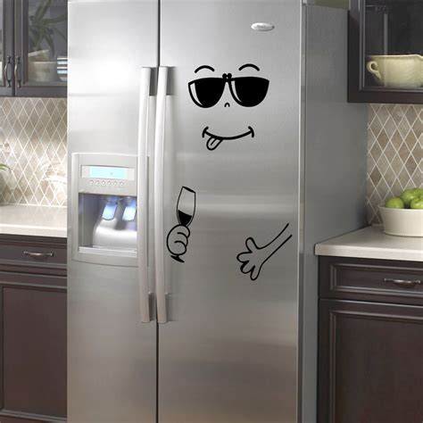 The company also dropships items, so you can place the order and have it shipped to the united states or australia. DIY Cute Happy Delicious Face Fridge Stickers Wall ...