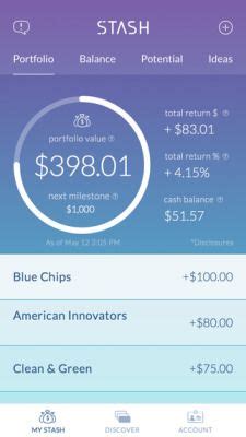 The questions that follow help stash get an understanding of a user's financial situation so that it can adequately advise and support users during their investing journey with the app. Stash Invest app uses a cool color scheme. In this case ...