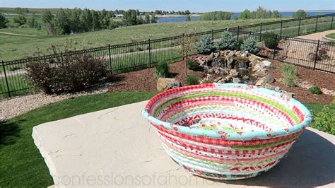 Fabric Rope Bowl Tutorial Confessions Of A Homeschooler