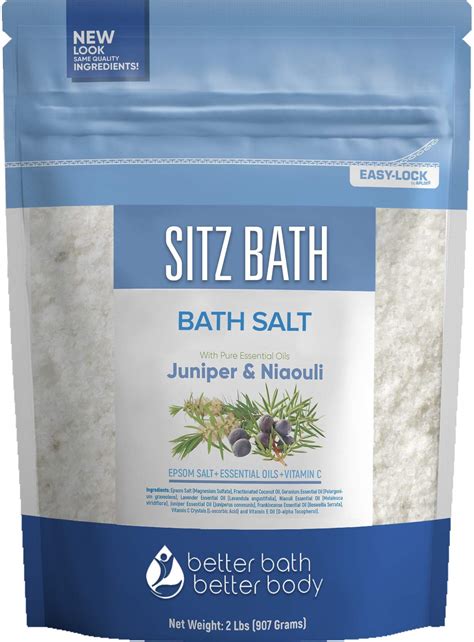Buy Sitz Bath Soak 32 Ounces Hemorrhoid Soak Epsom Salt With Natural