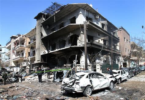 2 Blasts Strike Near Government Agencies In Damascus The New York Times