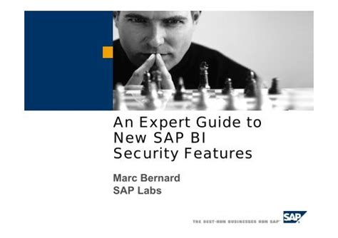 An Expert Guide To New Sap Bi Security Features Sdn