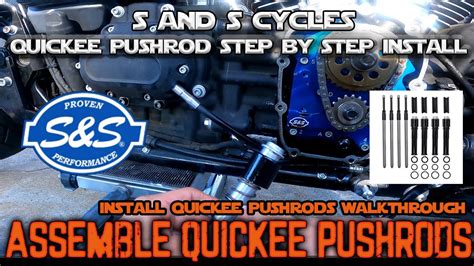 Harley Davidson Sands Cycle Quickee Pushrod Covers Assemble And Install