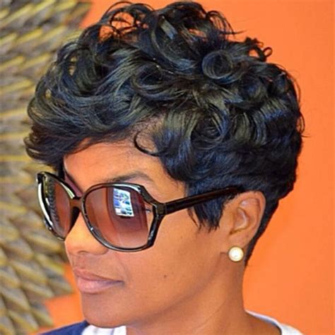 Short Curly Wigs For Black Women Natural Womens Wig High