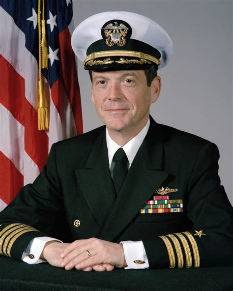 Portrait Us Navy Usn Captain Capt John F Jordan Covered Nara