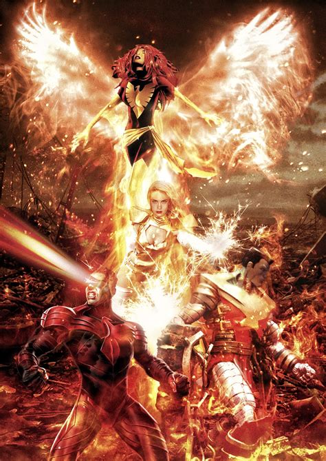 The Phoenix Force By Tomzj1 Superhero Comic Comic Heroes Marvel