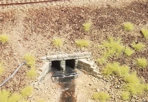 Ho Scale Double Box Culvert New England Brownstone