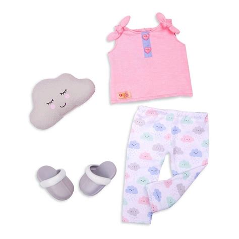 Our Generation Cloudy Cuddles Pajama Outfit For 18 Dolls Our Generation Doll Accessories Our