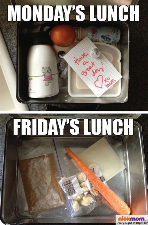 Packed Lunch Funny Quotes Mom Humor Funny Pictures With Captions