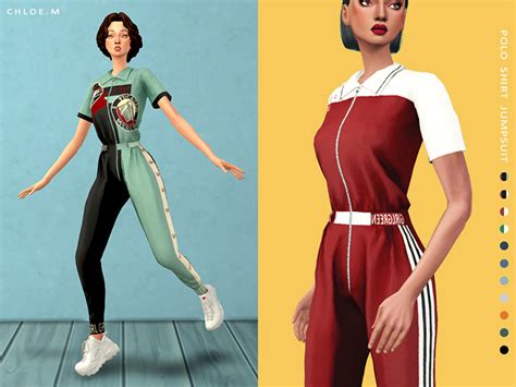 Best Jumpsuit Cc For The Sims 4 Maxis Match Alpha Fandomspot