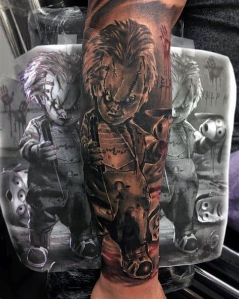 Build your own blog using the link below! 80 Chucky Tattoo Ideas For Men - Horror Movie Designs