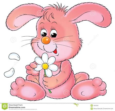 Pink Rabbit Isolated Clip Art And Children¡¯s Illustration For Yours