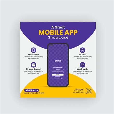Mobile App Promotion Social Media Banner And Web Banner Template Pro