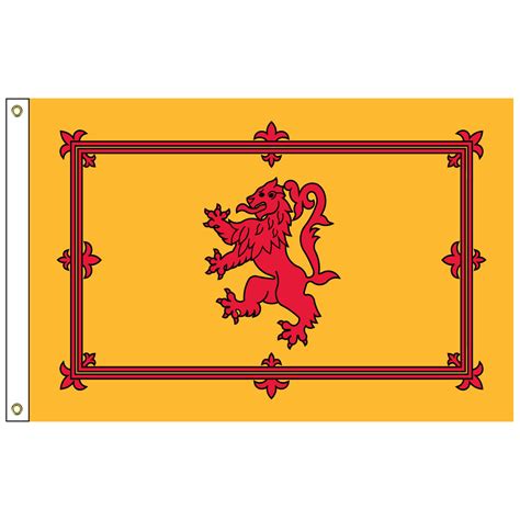 Scotland Royal Banner 5 X 8 Outdoor Nylon Flag W Heading And Grommets