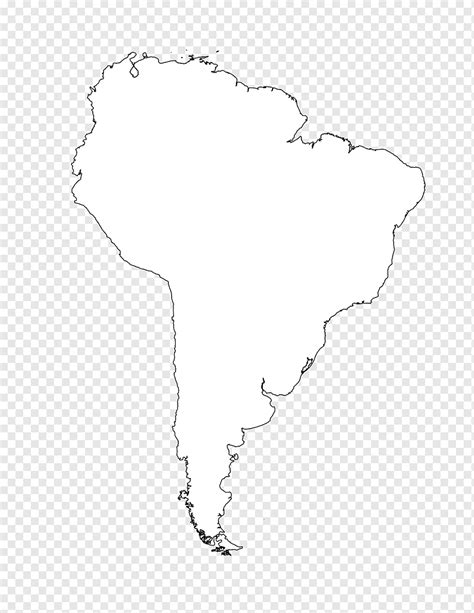 South America Latin America United States Blank Map America Template
