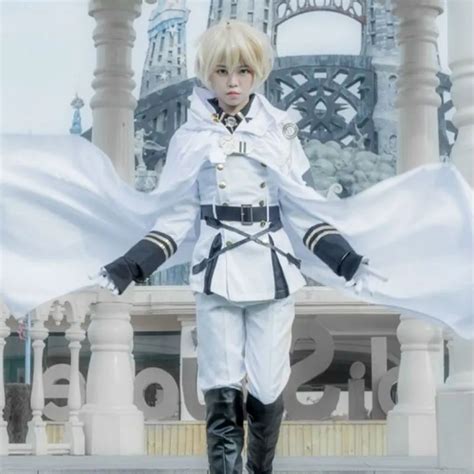 Hot！seraph Of The End Vampire Reign Anime Cosplay Costumes Mikaela
