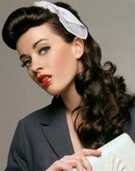 Hairstyles For Long Hair 1950s With Images 1950s Hairstyles For