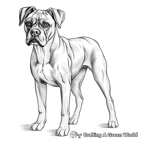Realistic Dog Coloring Pages Free And Printable