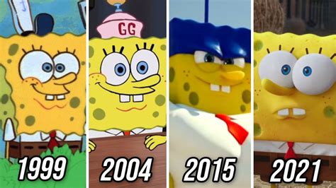 Spongebob Art Style Evolution