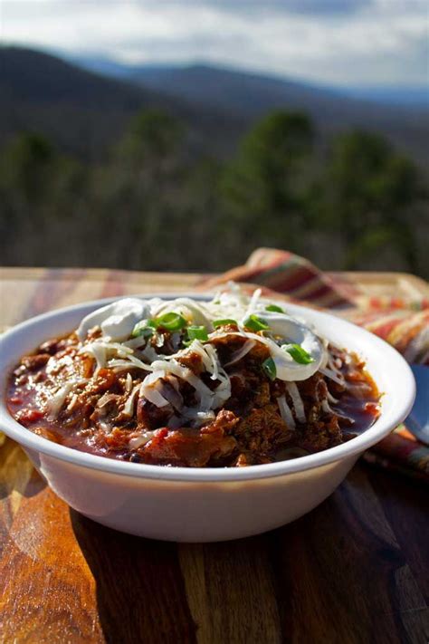 This Smoked Brisket Chili Is Loaded With Smoky Beef A Medley Of Chiles