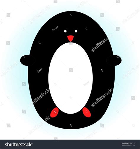 Funny Fat Penguin Stock Photo 25247119 Shutterstock