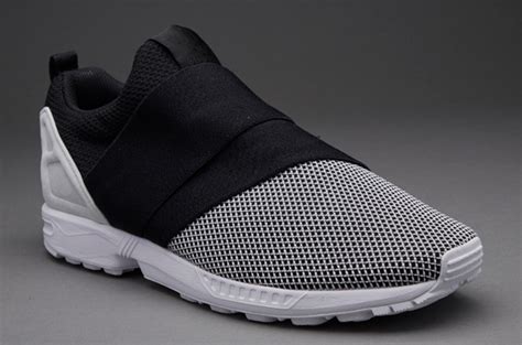 Running out the door with no time to spare? Mens Shoes - adidas Originals Mens ZX Flux Slip On - White ...