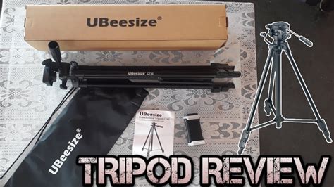 The New Ubeesize Phone Tripod Unboxing And Review Youtube