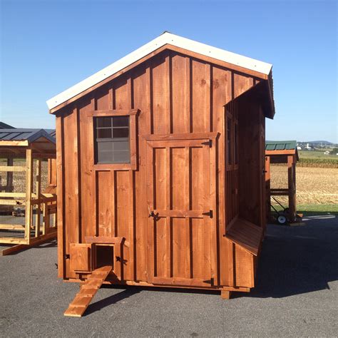 8×14 Chicken Coop And Shed Combo Amish Built Chicken Coops