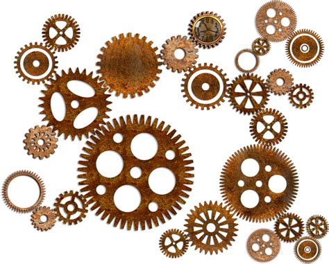Steampunk Cogs Png