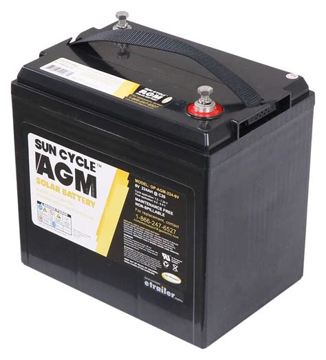 Agm deep cycle batteries are perfect for most applications. Go Power AGM RV Battery - Deep Cycle - Group 27 - 6V - 224 ...