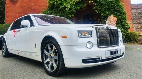 White Rolls Royce Phantom Wedding Car Hire Rochdale Manchester