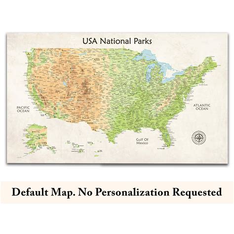 North America Pushpin Map Personalized North America Map Personalized