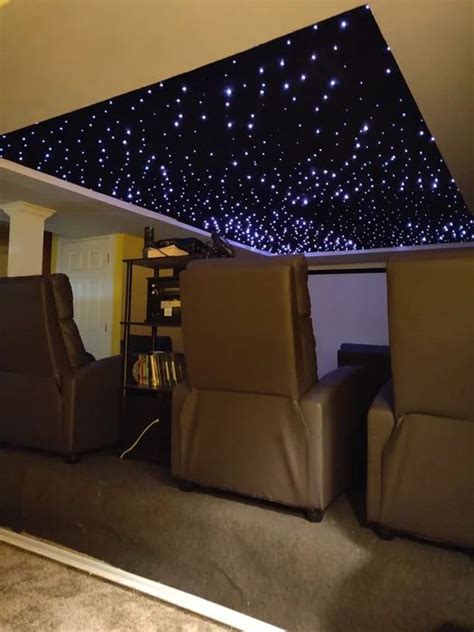 Fiber Optic Ceiling Starlights Ceiling Design Bedroom Luxury Ceiling