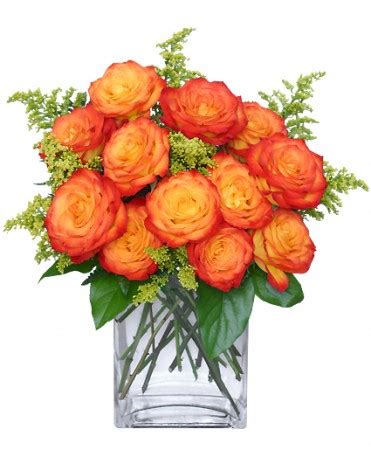 316 w 53rd st new york, ny 10019. Fiery Love Vase of 'Circus' Roses in New York, NY ...