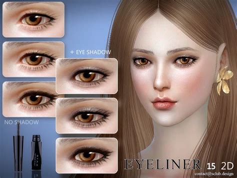 The Sims Resource Eyeliner 15 By S Club • Sims 4 Downloads Smokey