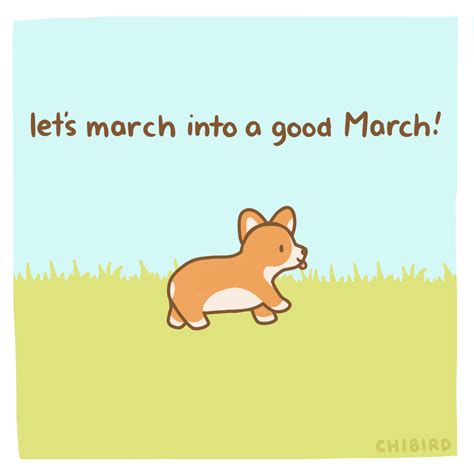 I Hope March Brings Around Springtime And New Chibird