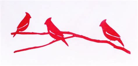 Image Result For Red Outline Of A Red Cardinal Tattoos And Piercings
